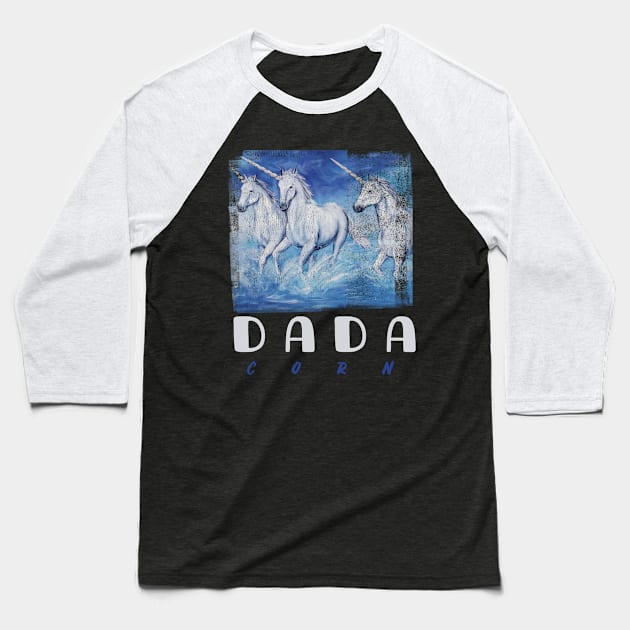 dadacorn ,unicorn dad Baseball T-Shirt by TATOH